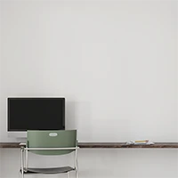 Bureau minimaliste Bande Ferrari noir et or